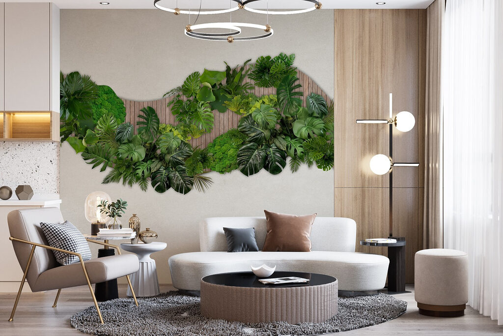 Faixa verde tropical — interior 3