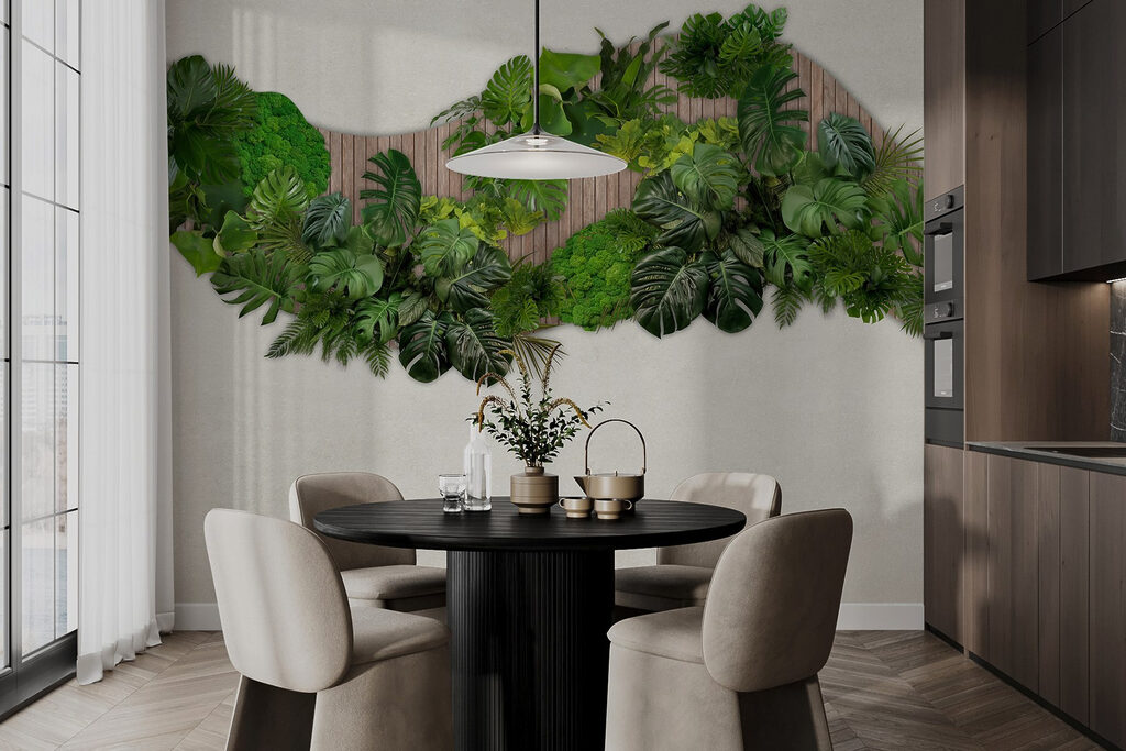 Faixa verde tropical — interior 4