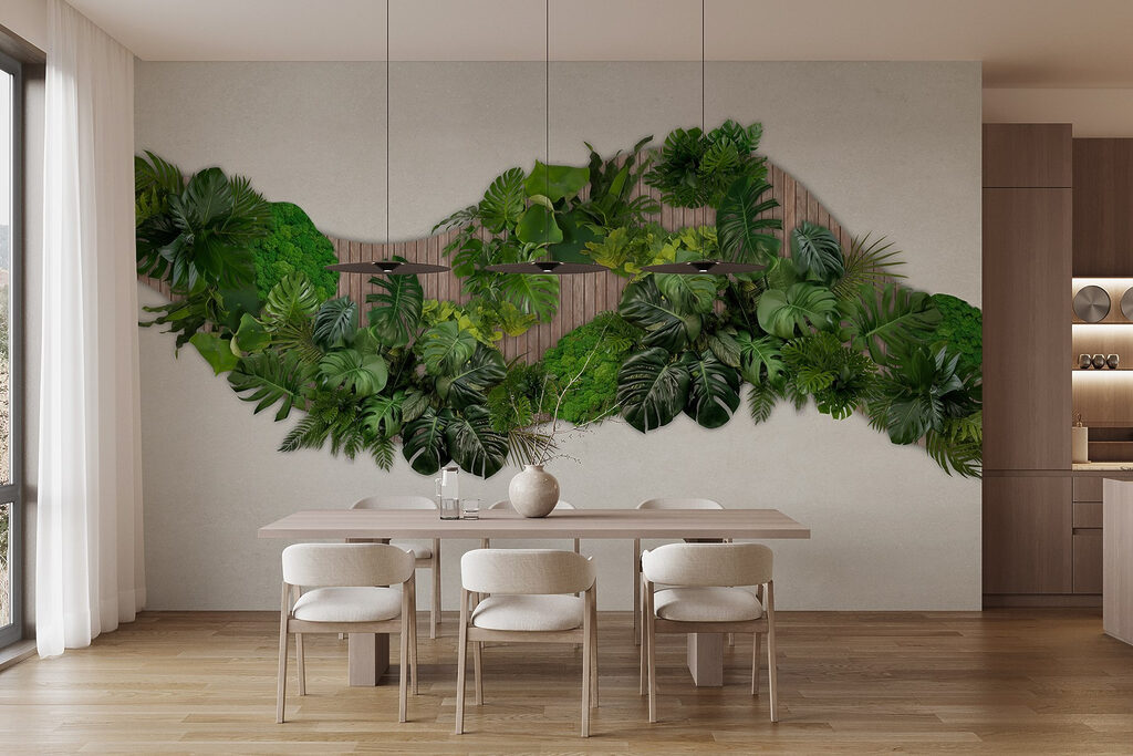 Faixa verde tropical — interior 5