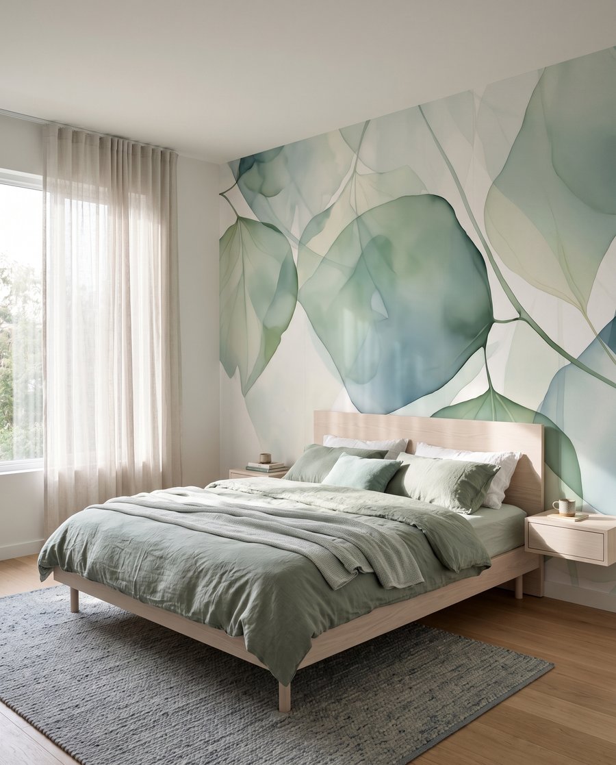 Folhas redondas transparentes — interior 2