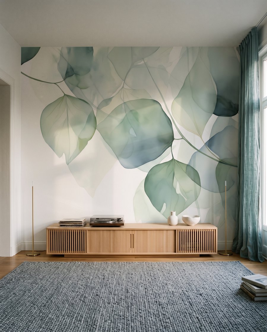 Folhas redondas transparentes — interior 5