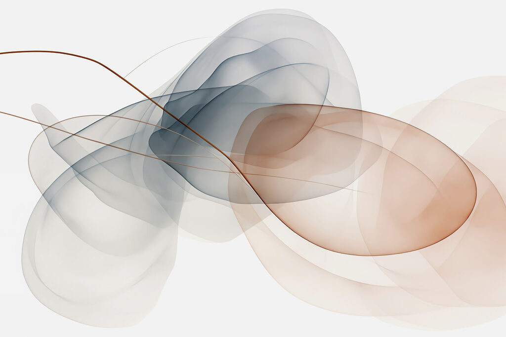 Laços em bege transparente — design completo