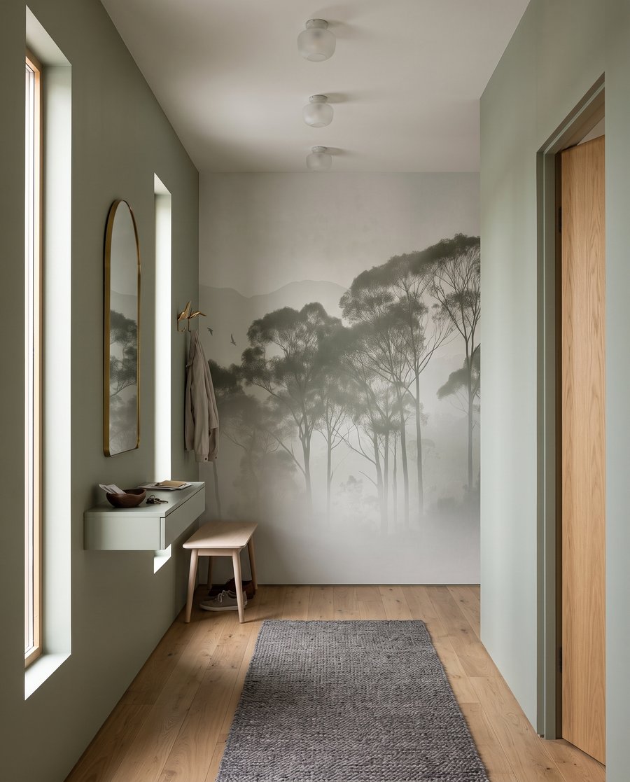 Árvores sobre a névoa — interior 5