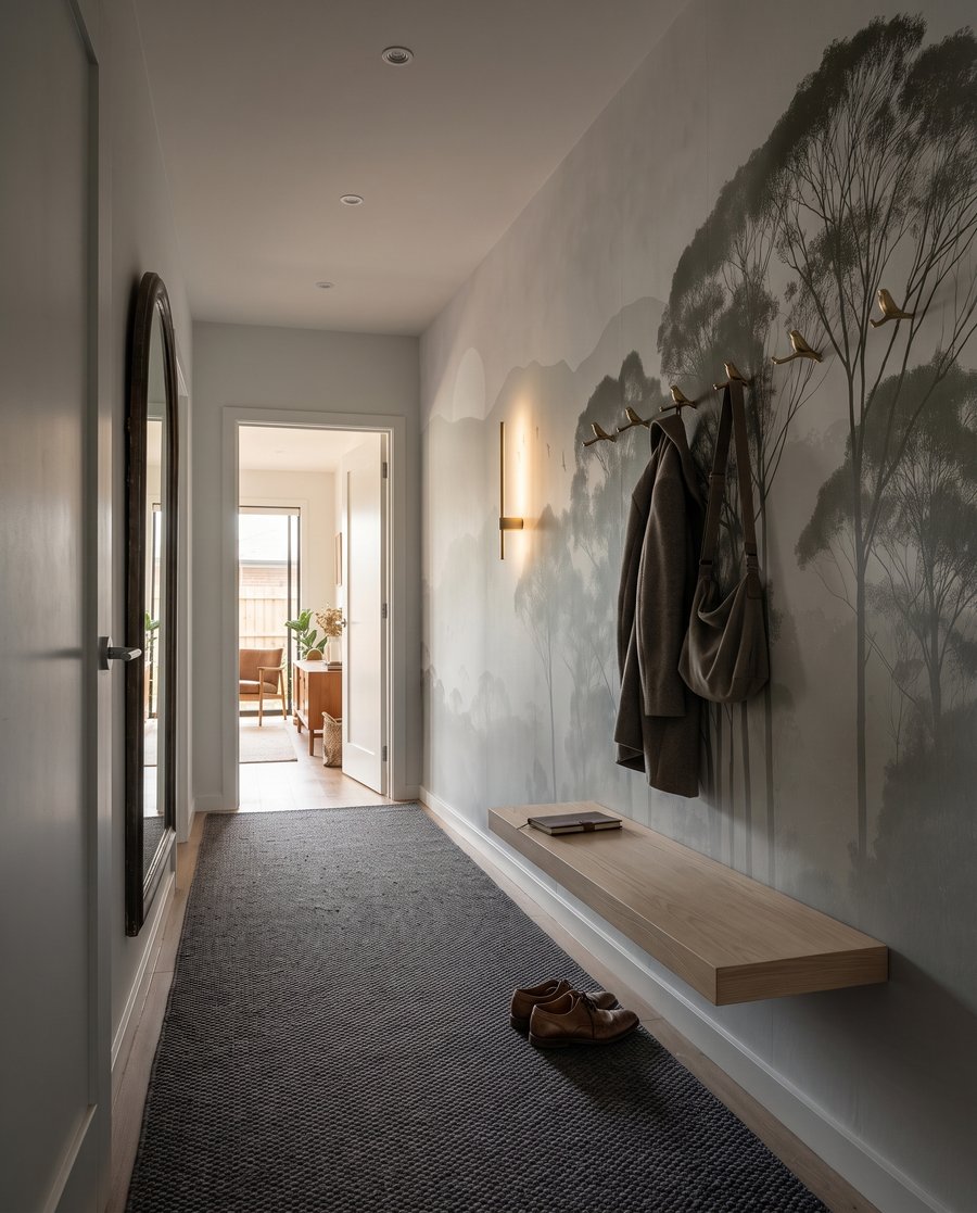 Árvores sobre a névoa — interior 6