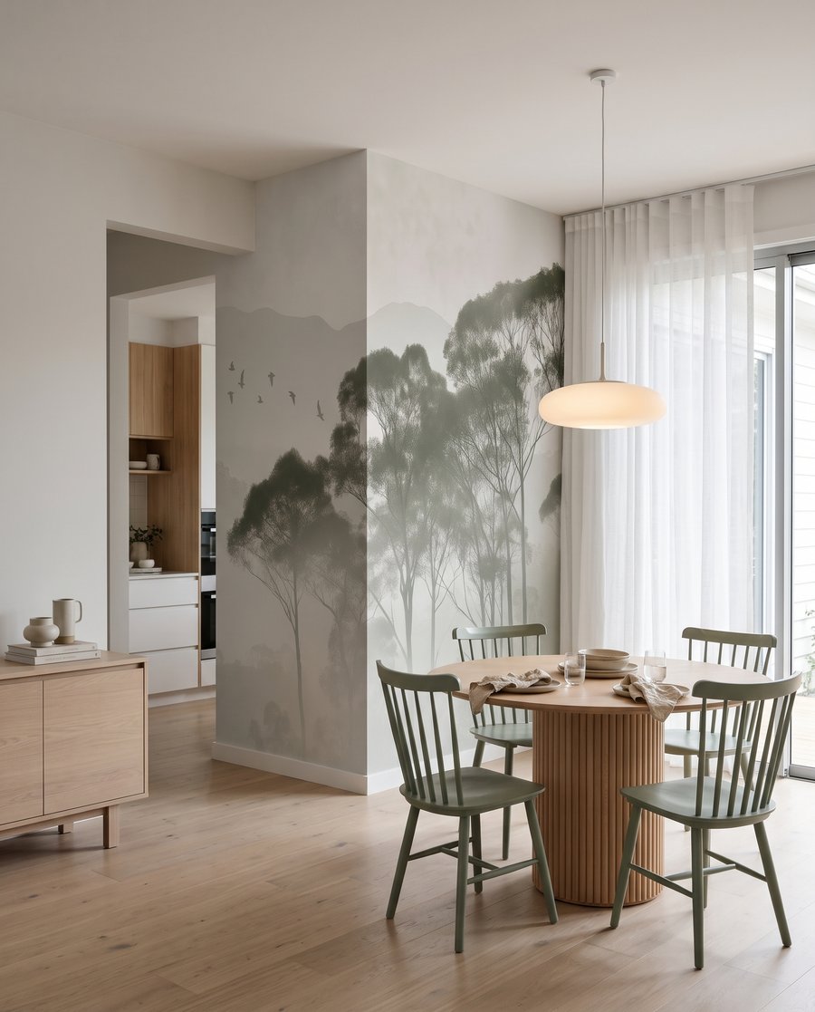 Árvores sobre a névoa — interior 8