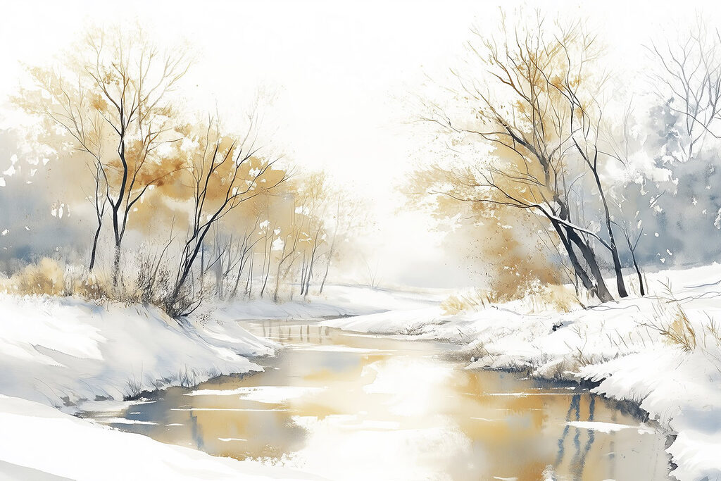 Reflexos de inverno — design completo