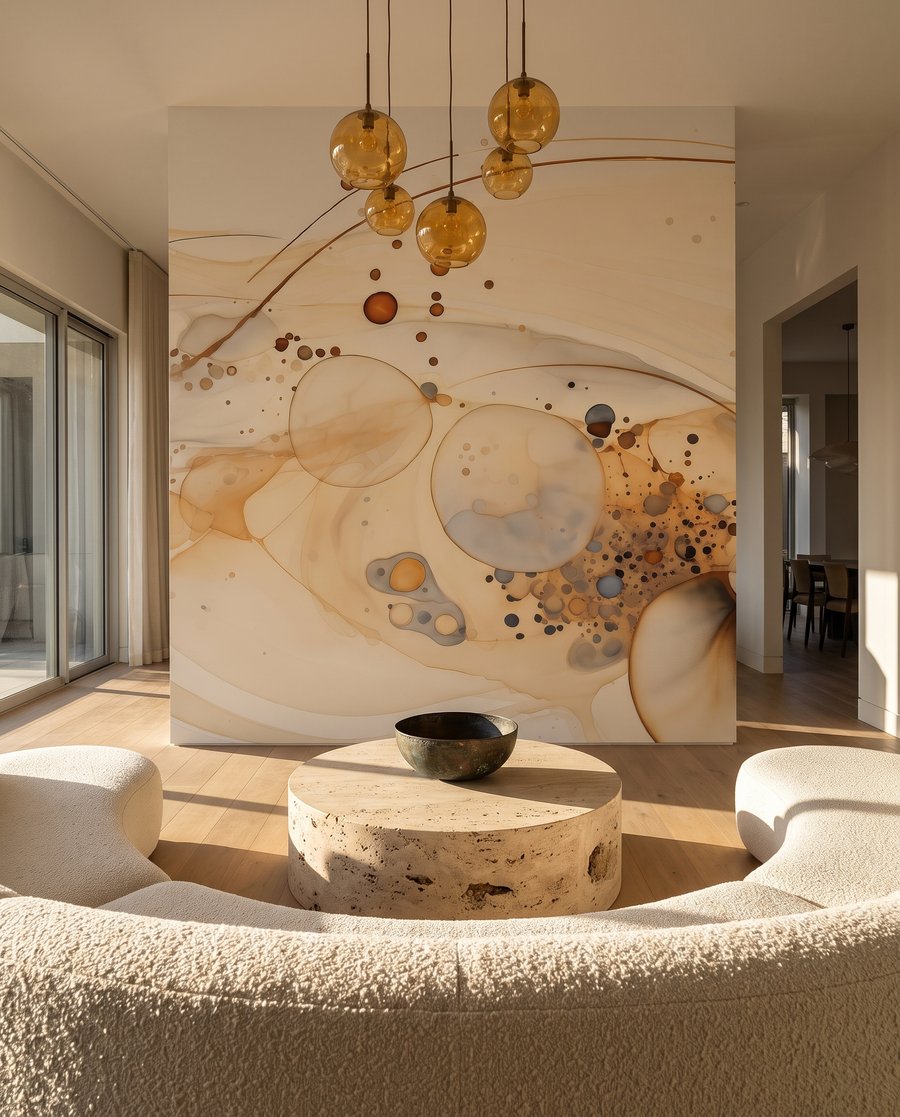Círculos coloridos com salpicos — interior 4