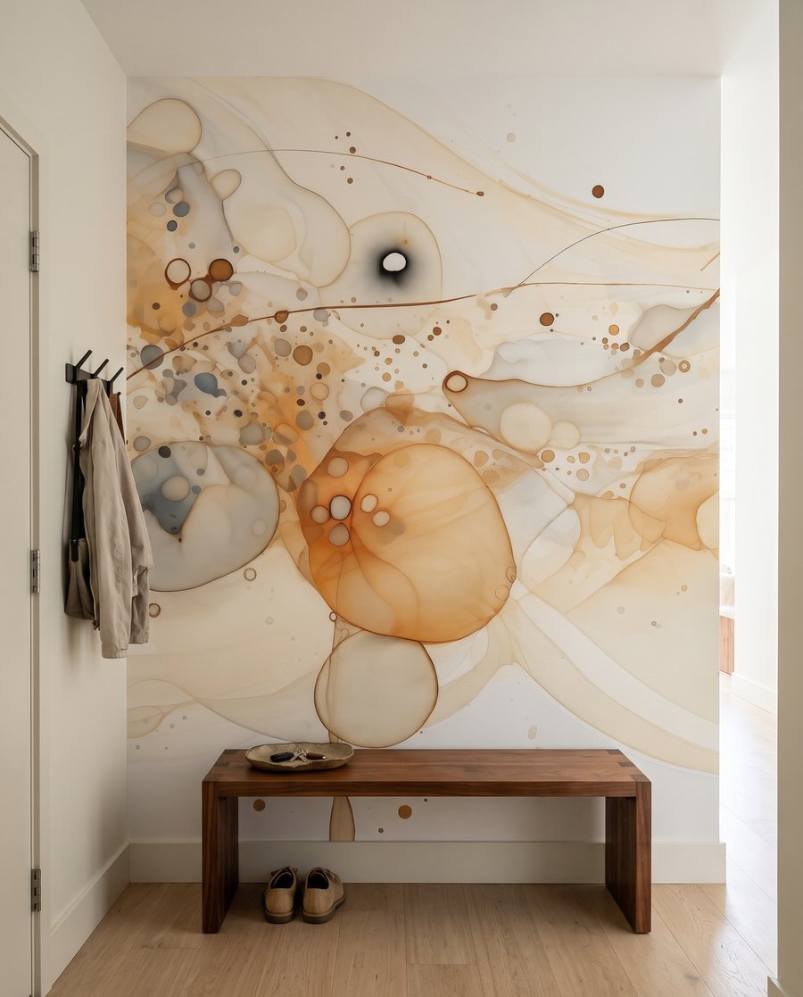 Círculos coloridos com salpicos — interior 8