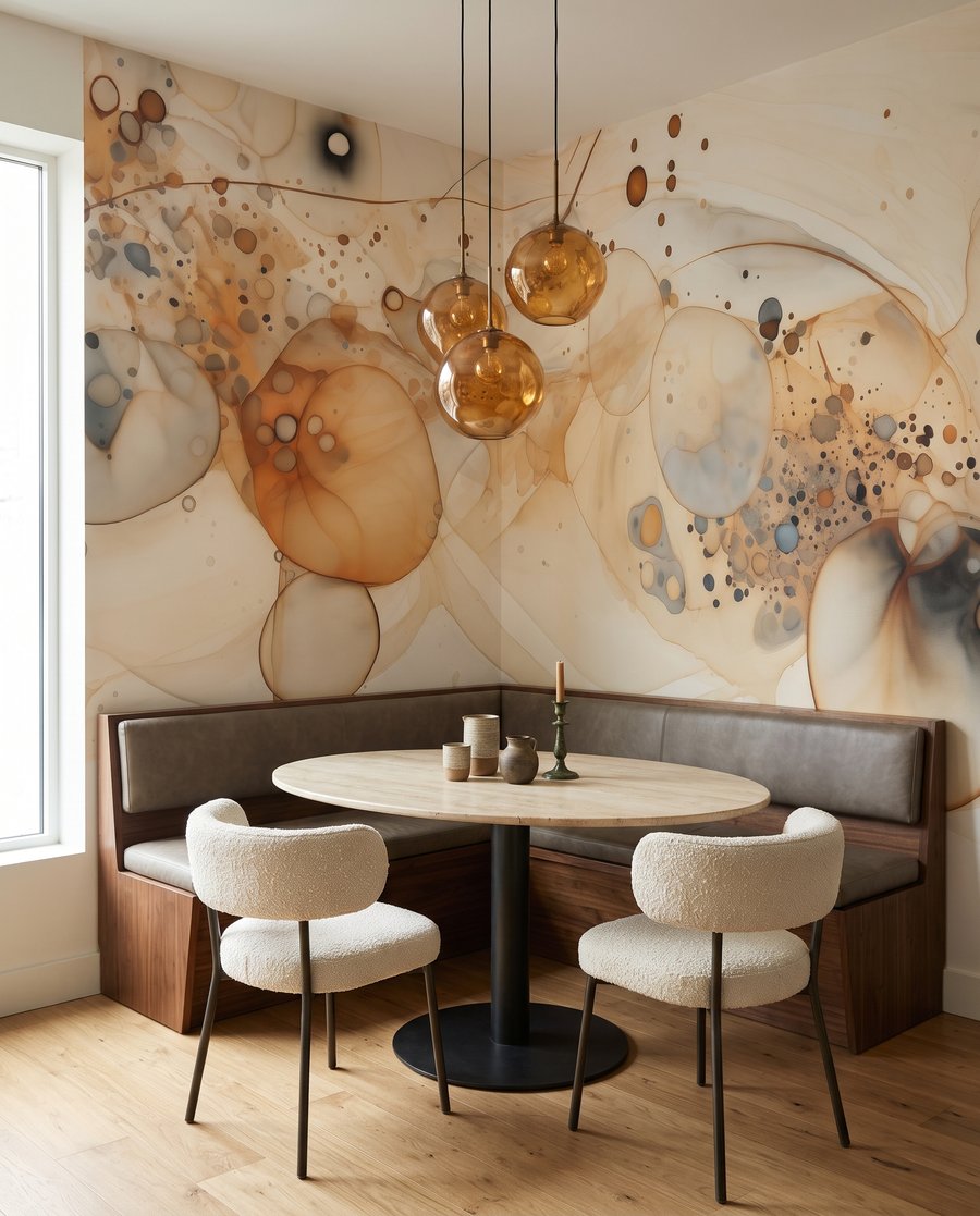 Círculos coloridos com salpicos — interior 10