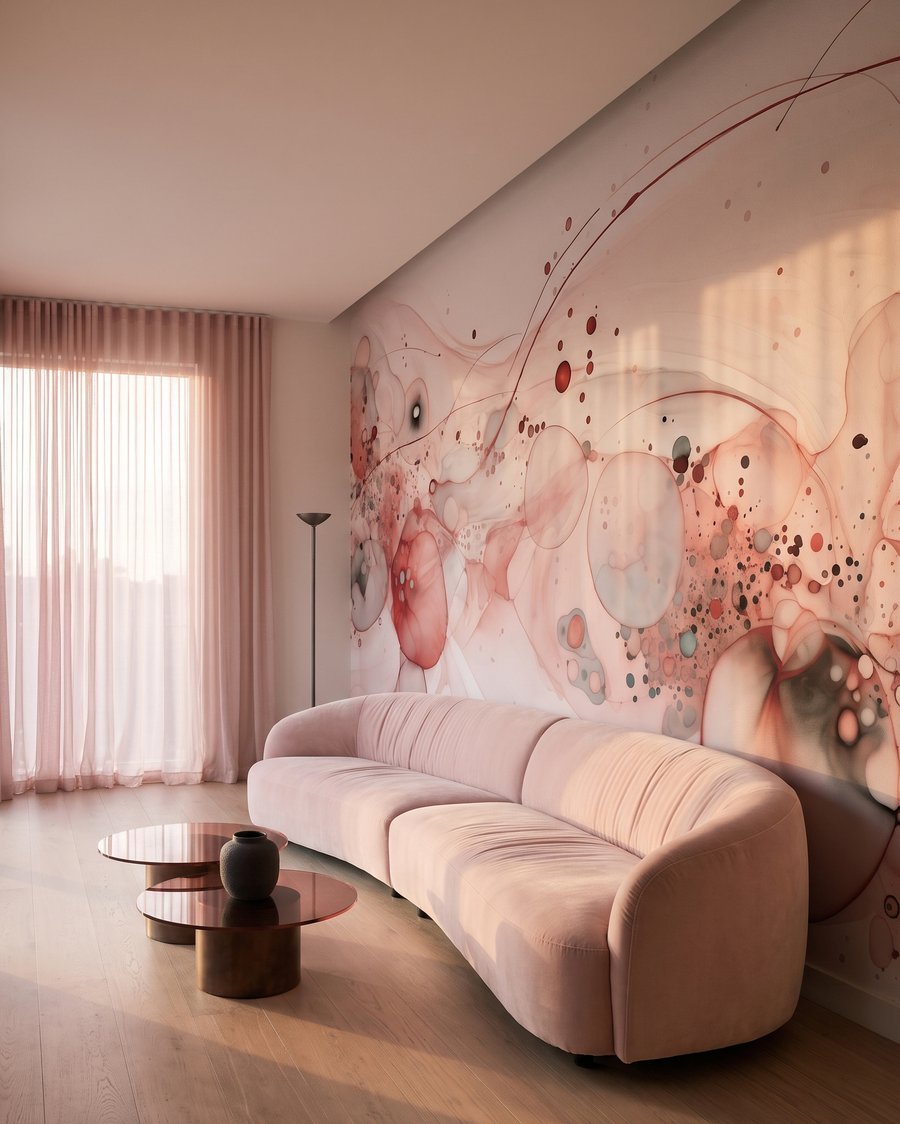 Círculos coloridos com salpicos — interior 4