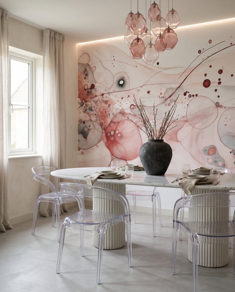 Círculos coloridos com salpicos — interior 7