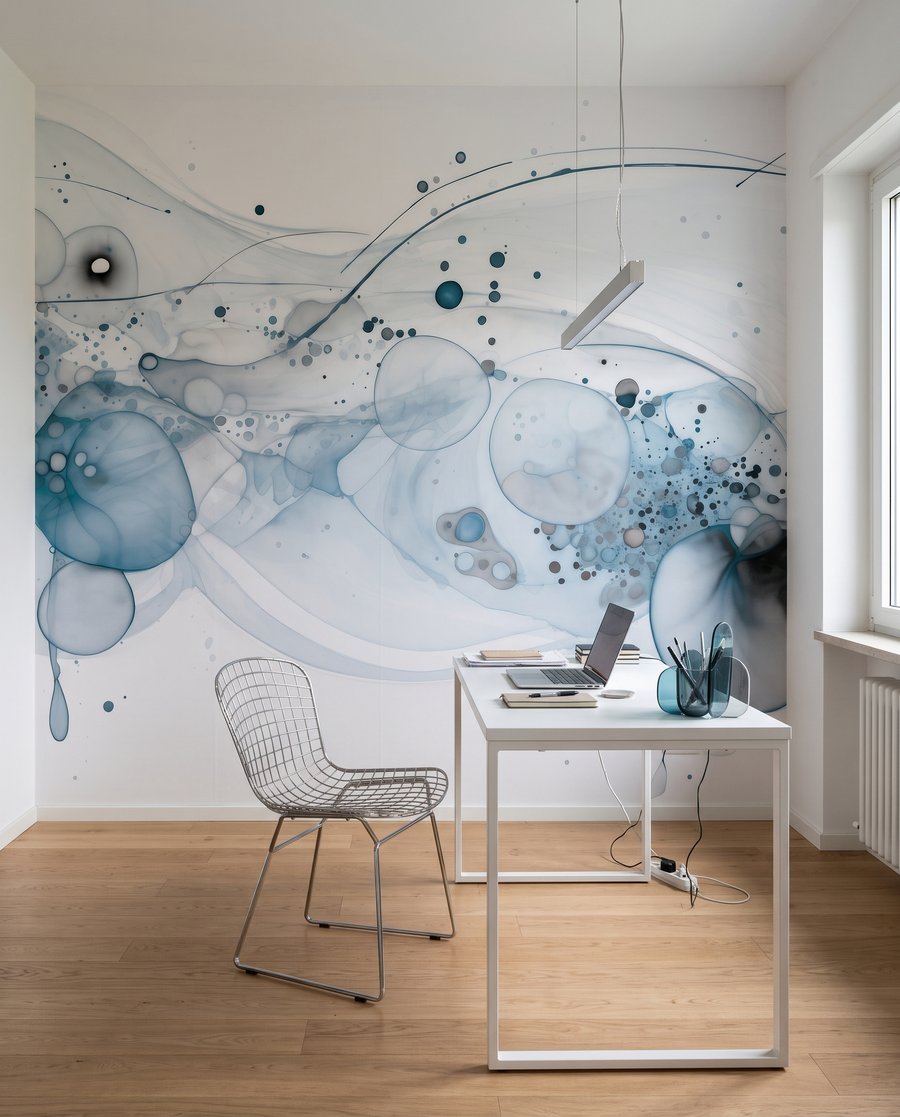 Círculos coloridos com salpicos — interior 6