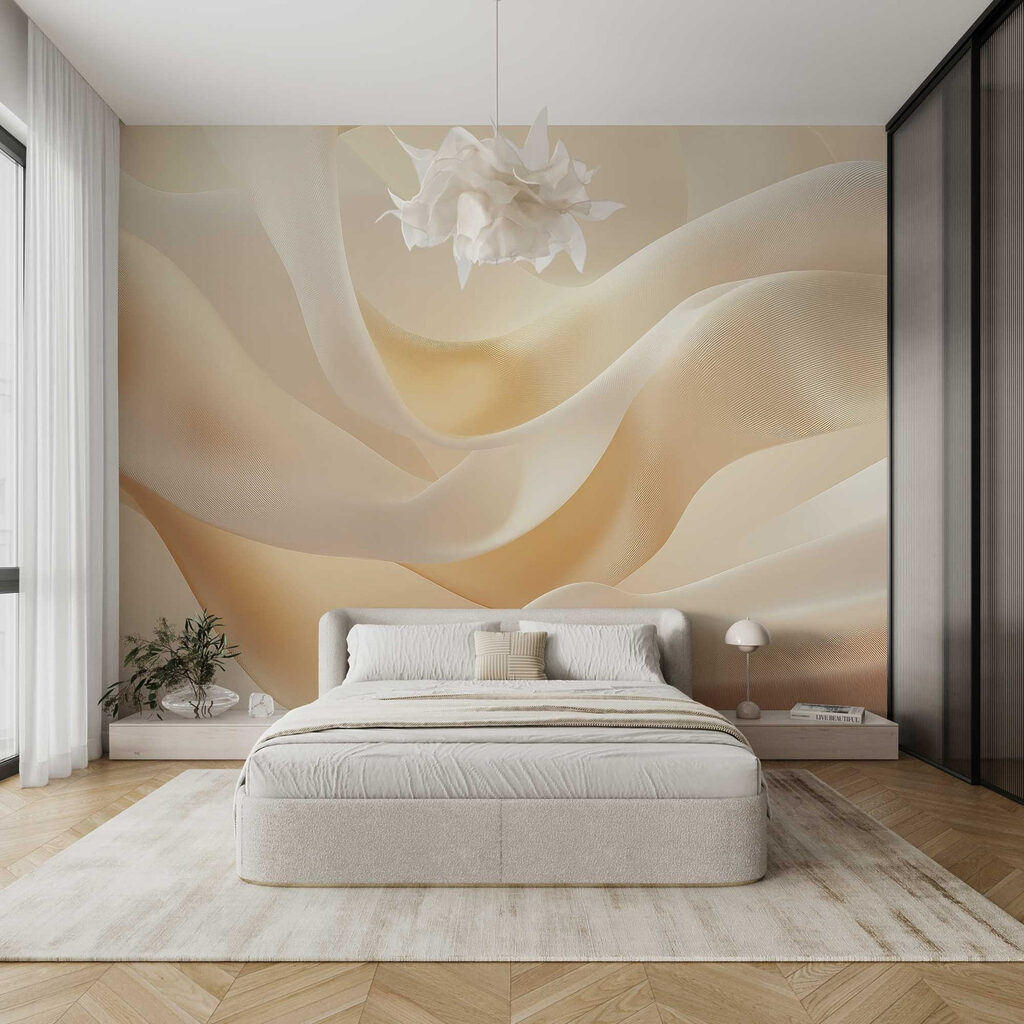 Dobras cremosas na luz — interior 4
