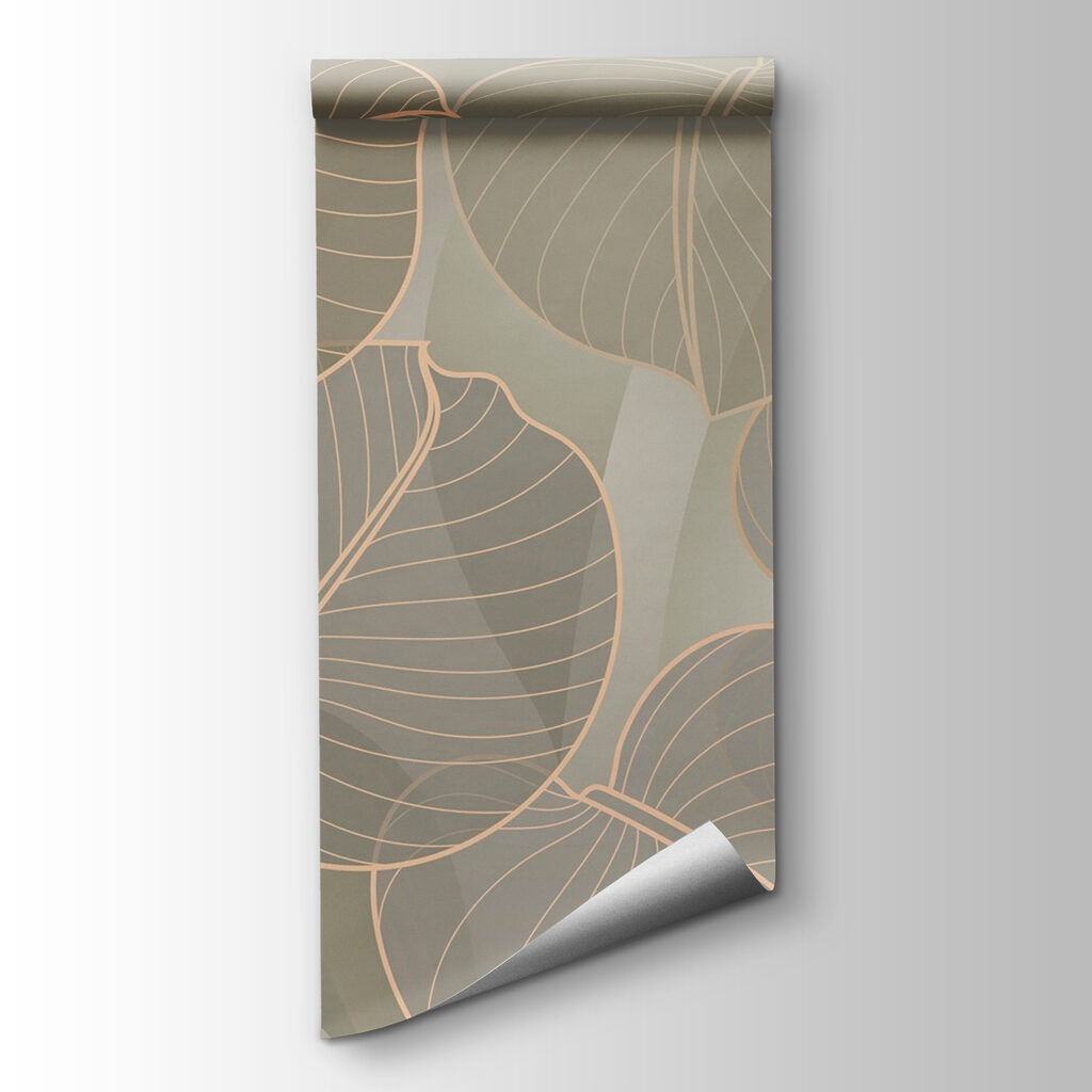 Bordas de folha verde-oliva — vista do produto