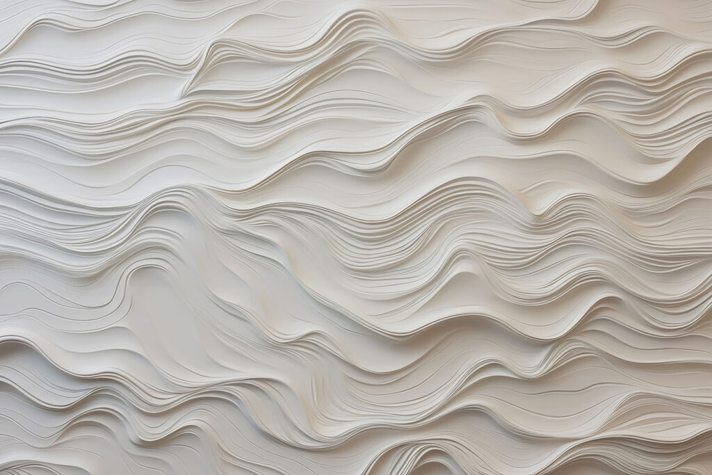 Ondas em linhas brancas — design completo