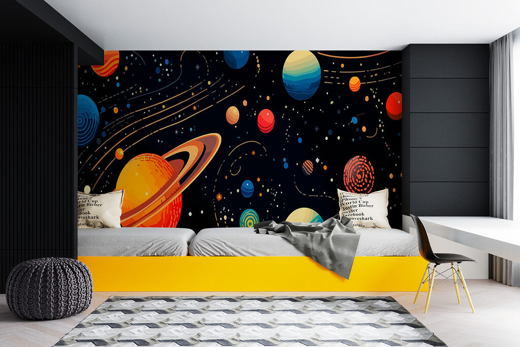 Planetas em órbitas douradas — interior 2