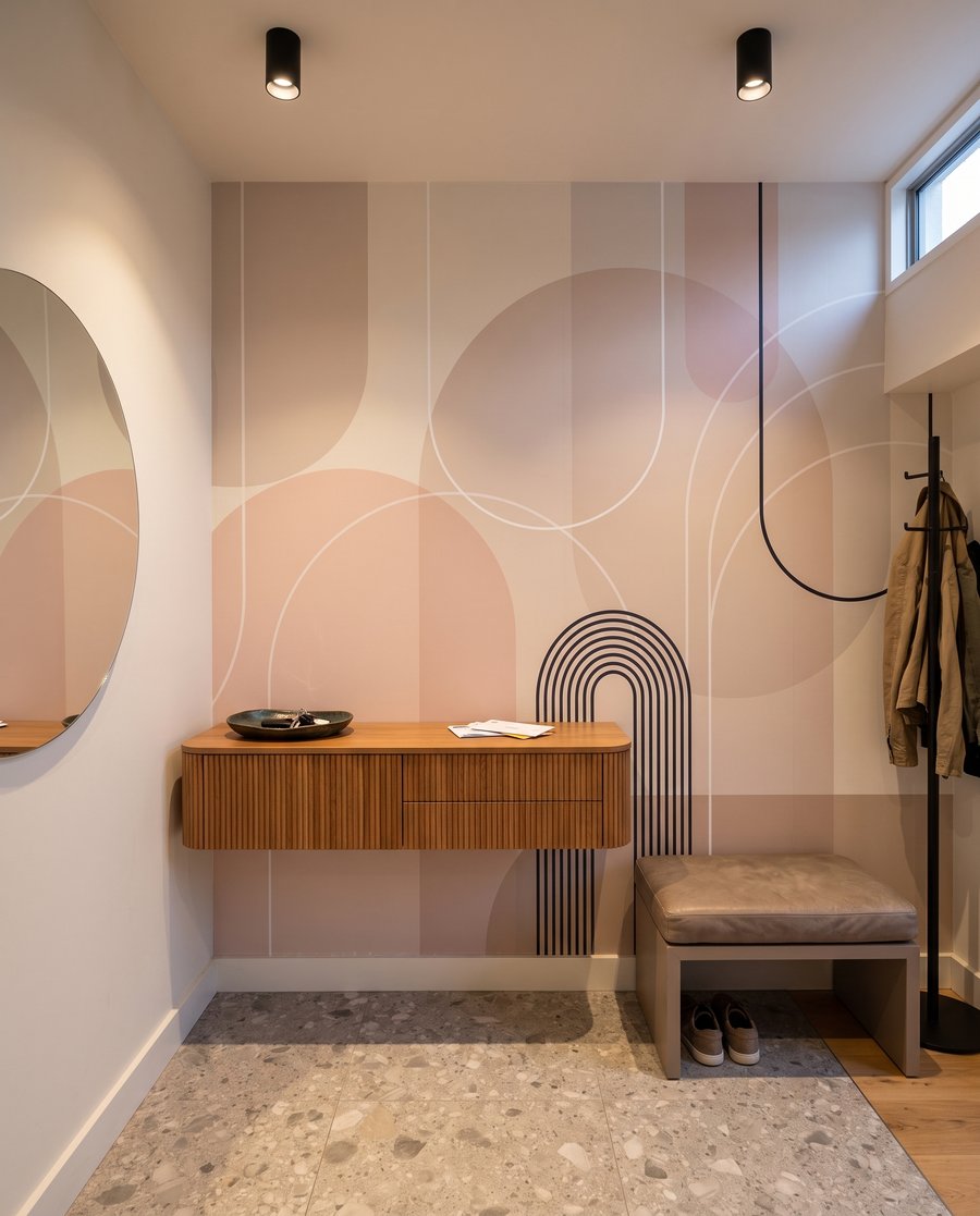 Arcos com círculos pastel — interior 9