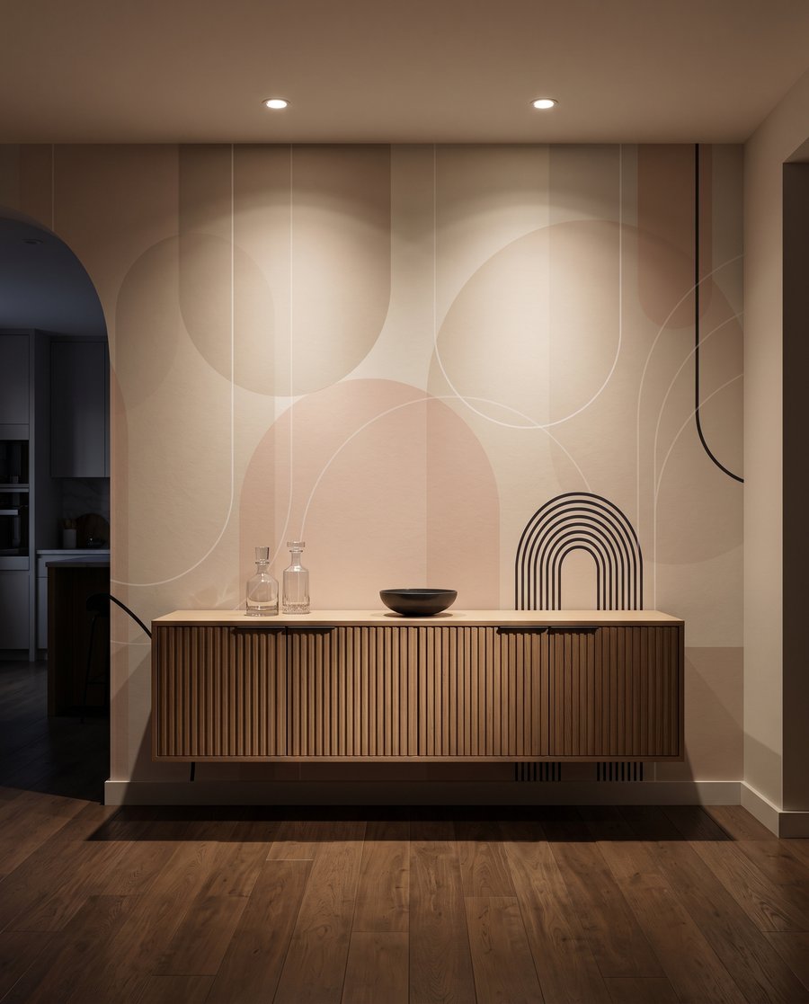 Arcos com círculos pastel — interior 11