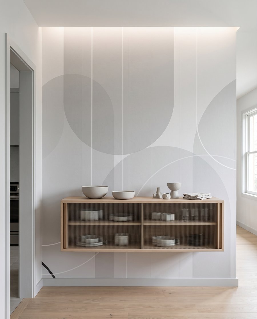 Arcos com círculos pastel — interior 7