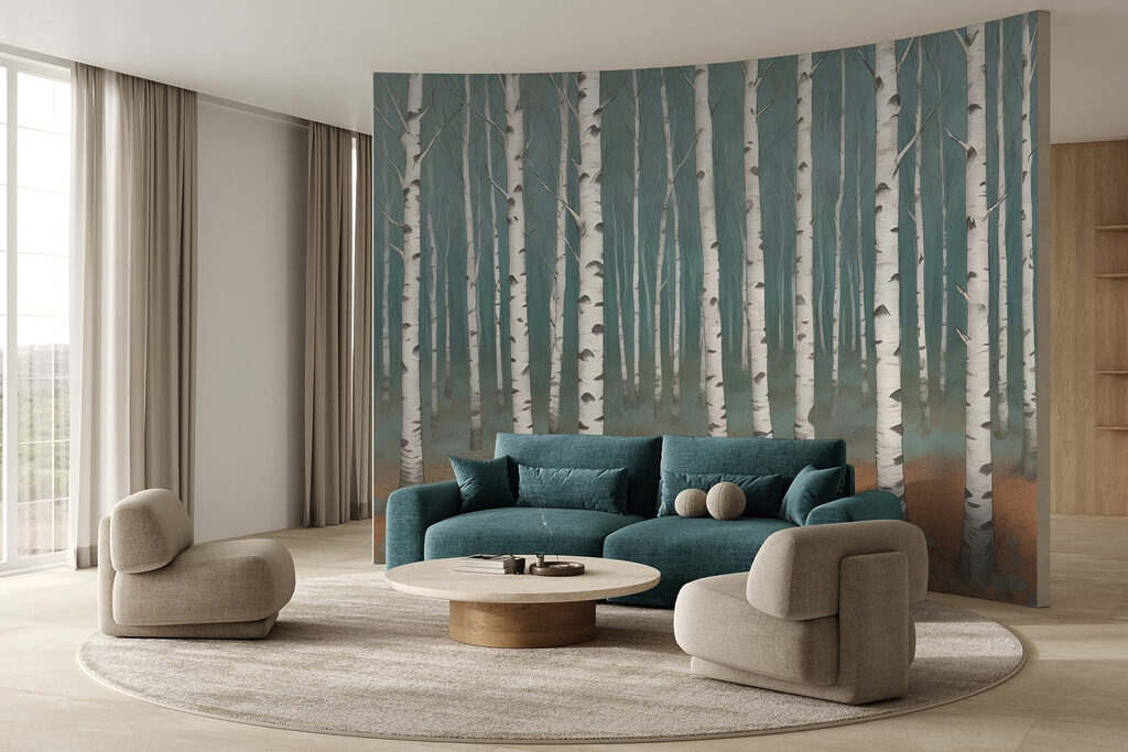 Bétulas no bosque — interior 1