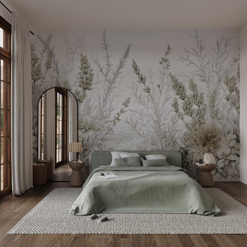 Flores densas em camadas — interior 1