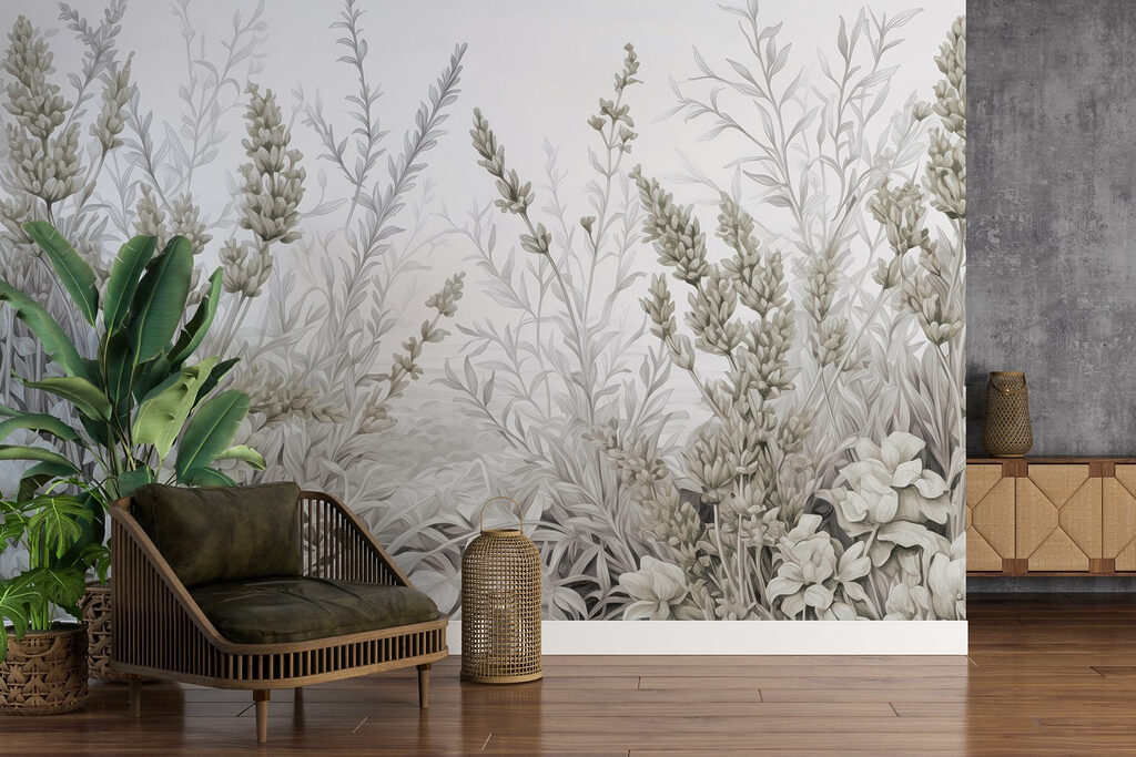 Flores densas em camadas — interior 3