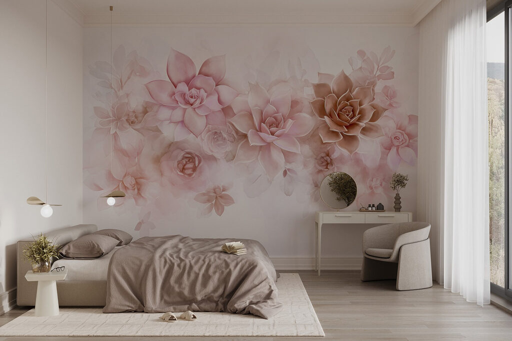 Rosetas cor-de-rosa — interior 1