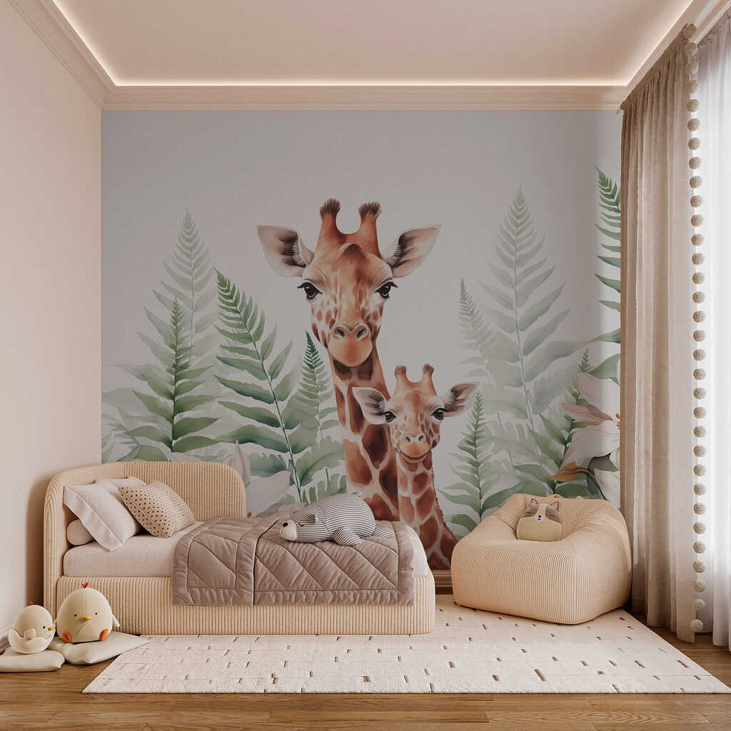 Girafas entre fetos — interior 2