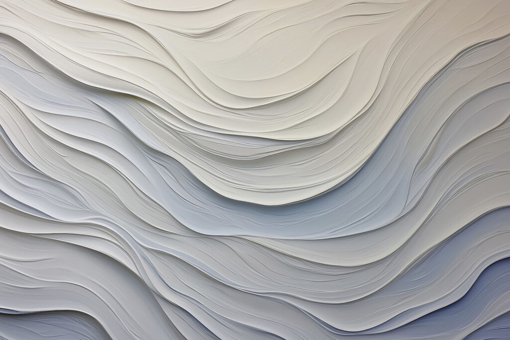 Ondas de camadas brancas — design completo