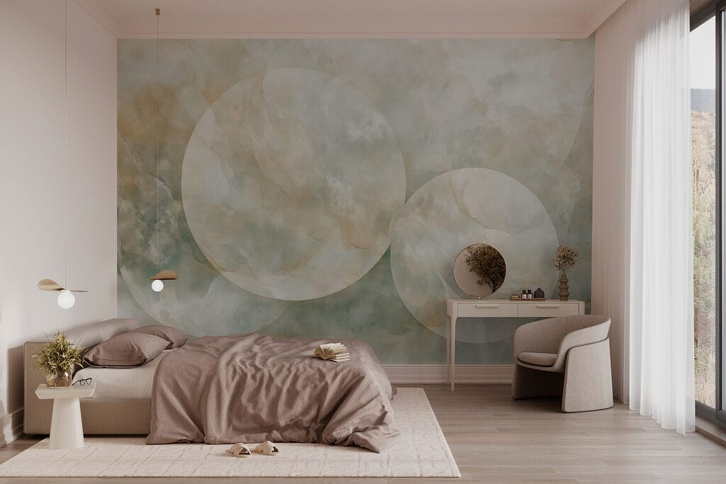 Círculos luminosos na névoa — interior 1