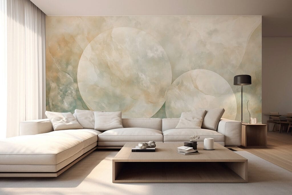 Círculos luminosos na névoa — interior 6