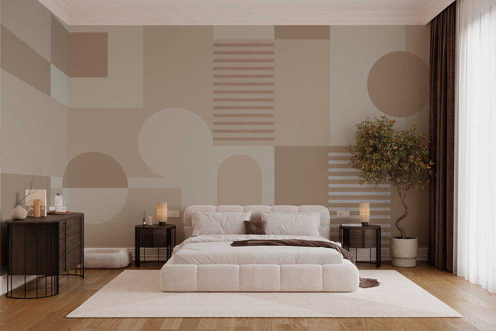 Formas redondas em cinzento — interior 1