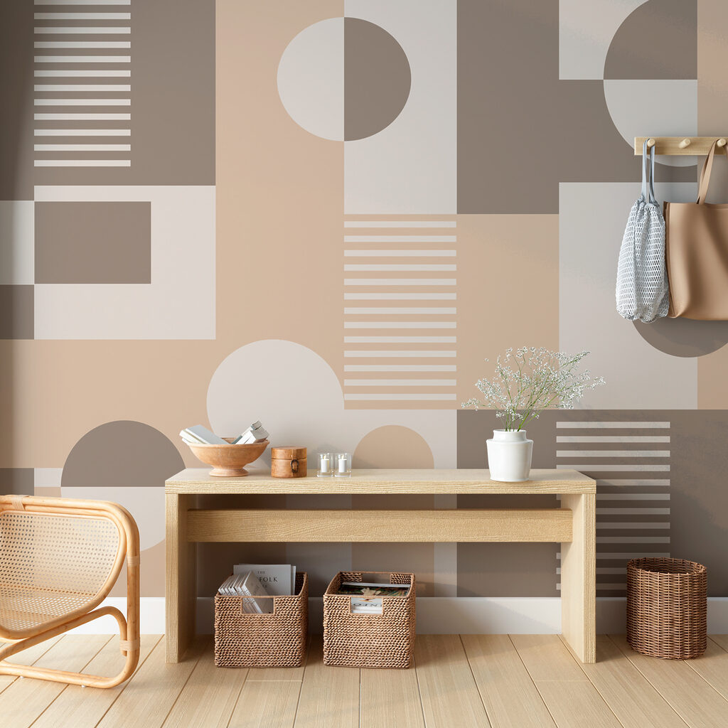 Formas redondas em cinzento — interior 2