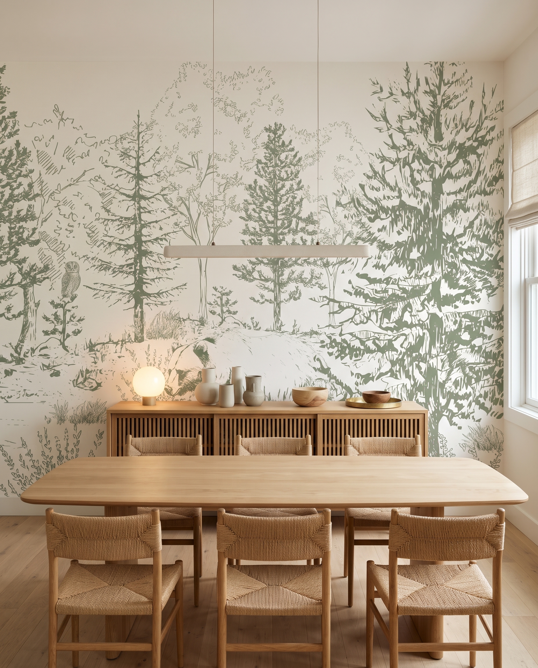 Ursos desenhados no bosque — interior 5