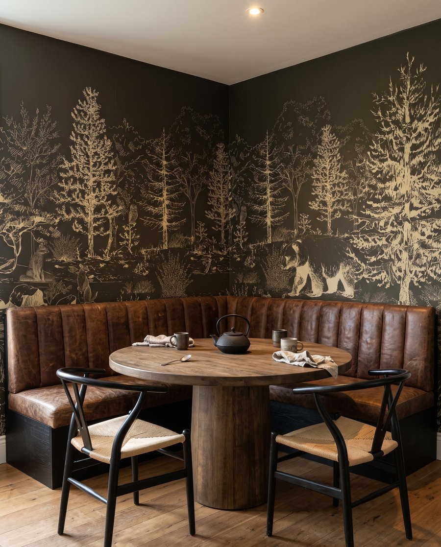 Ursos desenhados no bosque — interior 5