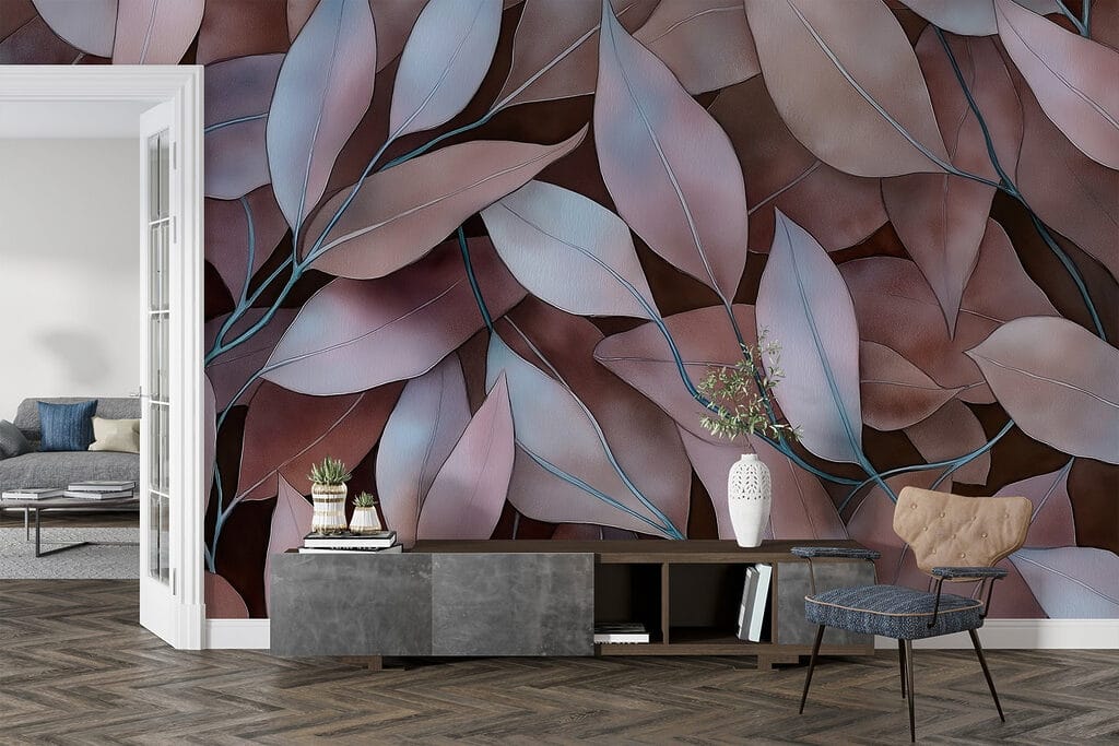 Folhas longas sobrepostas — interior 3