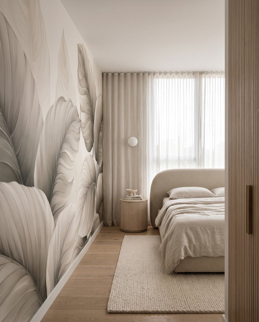 Grandes folhas com veios — interior 2