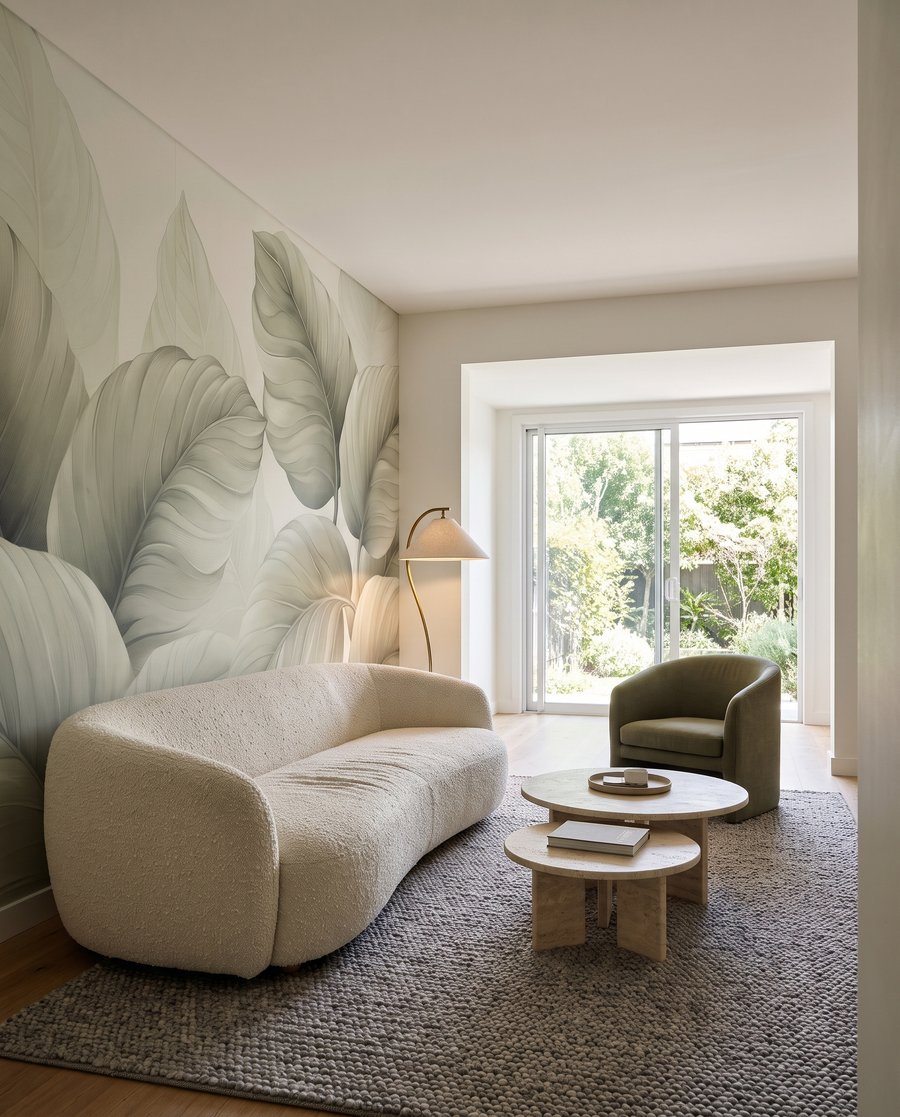 Grandes folhas com veios — interior 4