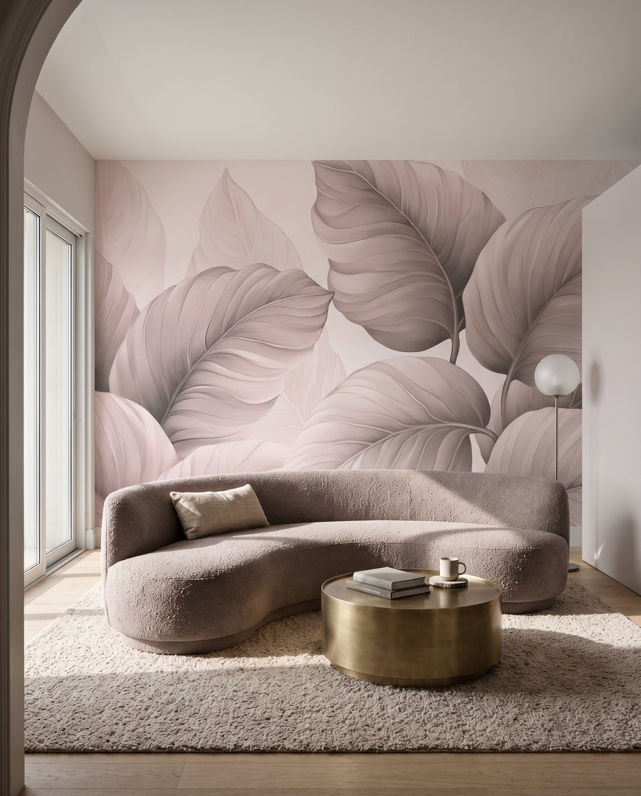 Grandes folhas com veios — interior 2