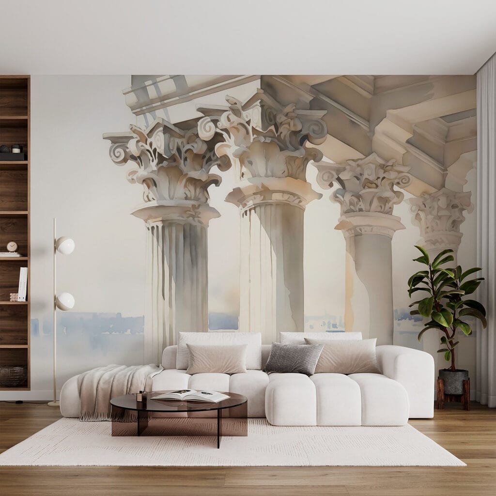 Colunas acima das nuvens — interior 1
