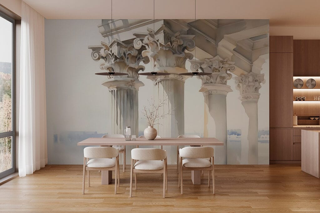 Colunas acima das nuvens — interior 2