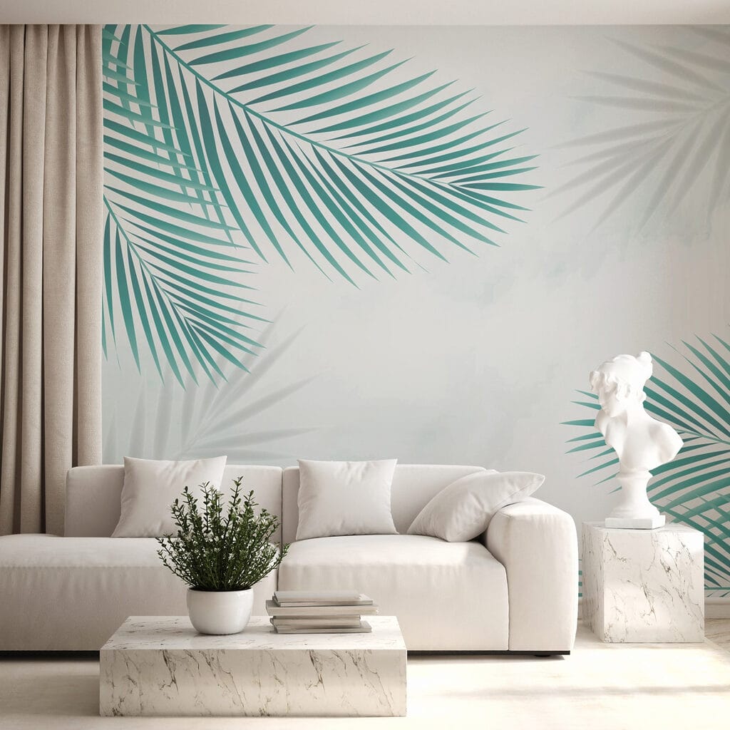 Palmas com sombras suaves — interior 2