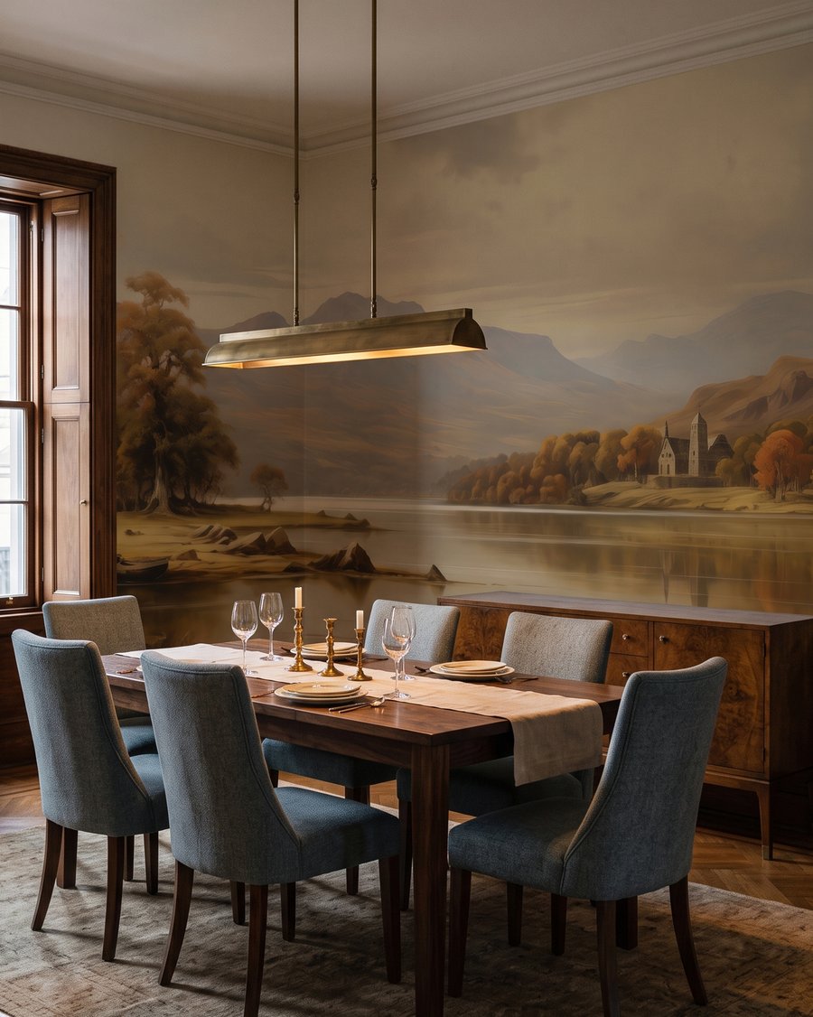 Barcos no lago outonal — interior 6