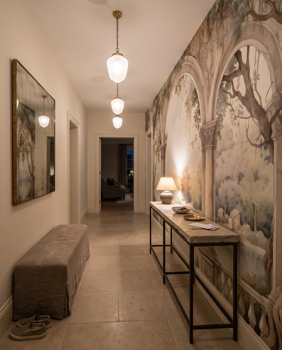 Arco sobre água calma — interior 4