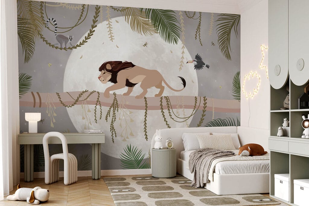 Leão sobre uma grinalda — interior 2
