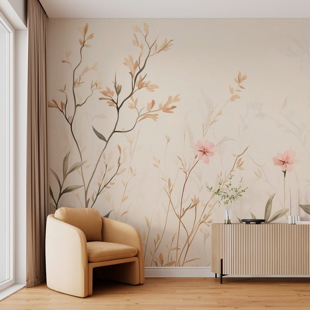 Flores delicadas sobre erva — interior 2