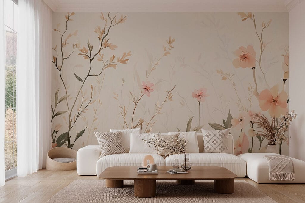 Flores delicadas sobre erva — interior 3