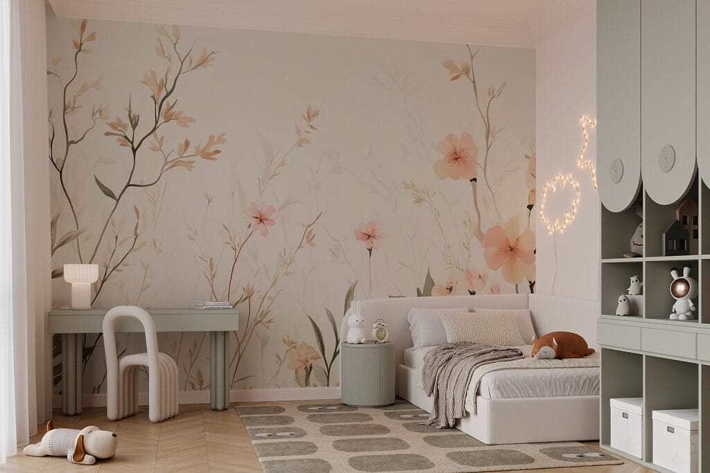 Flores delicadas sobre erva — interior 6