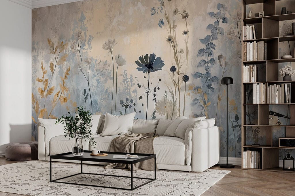 Flores finas em patina — interior 4