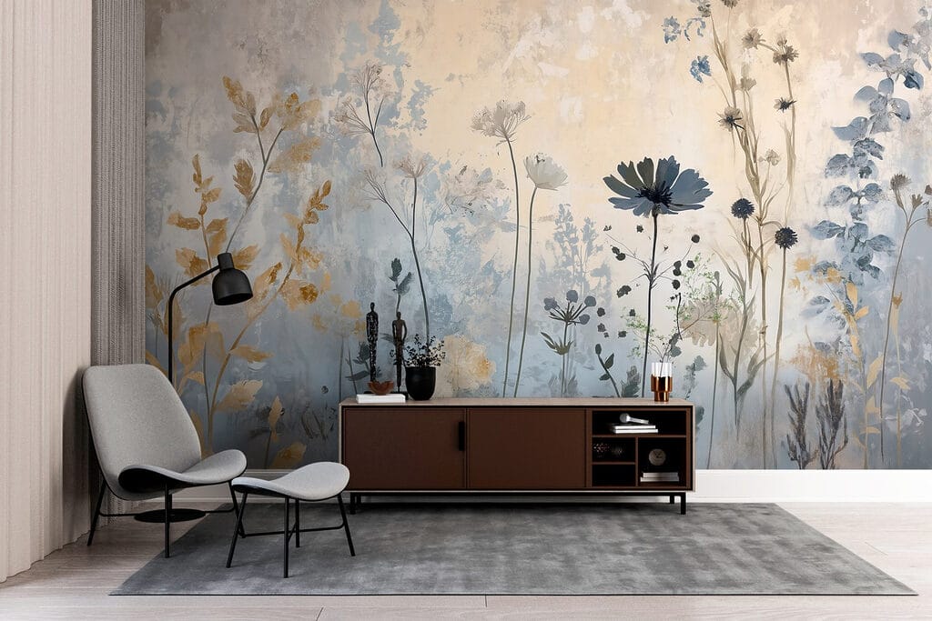 Flores finas em patina — interior 5